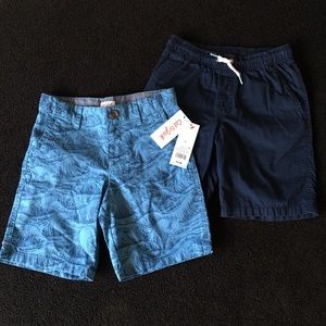 Cat & Jack Shorts- Two Pair - Waves and Navy